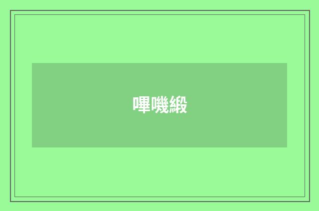 嗶嘰緞