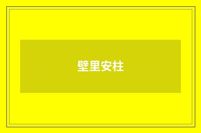 壁里安柱