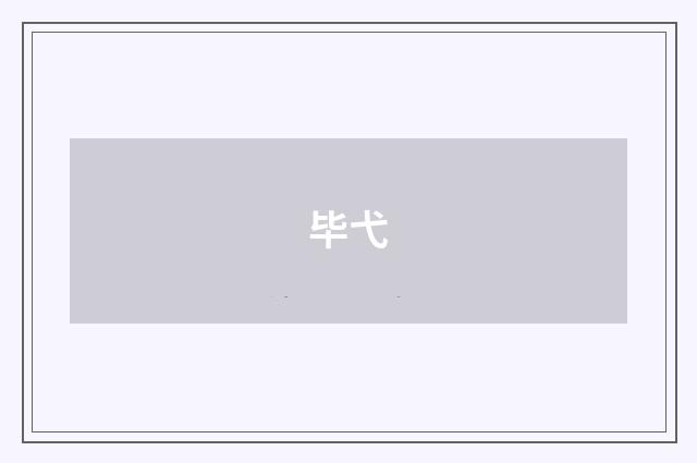 毕弋