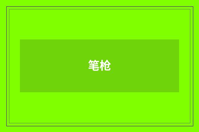 笔枪