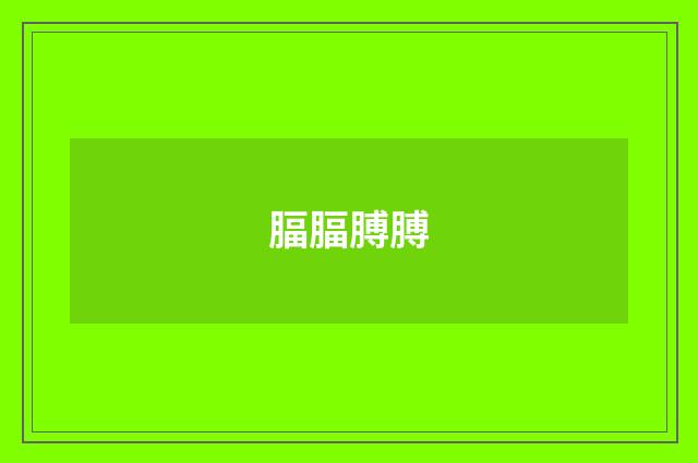 腷腷膊膊