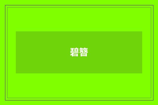 碧簪