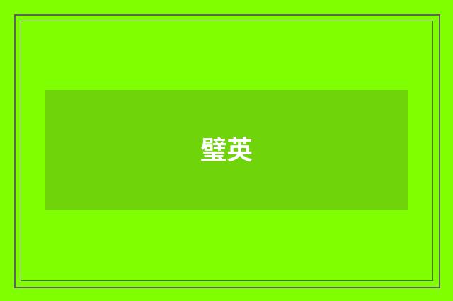 璧英