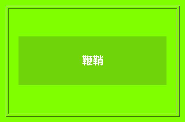 鞭鞘