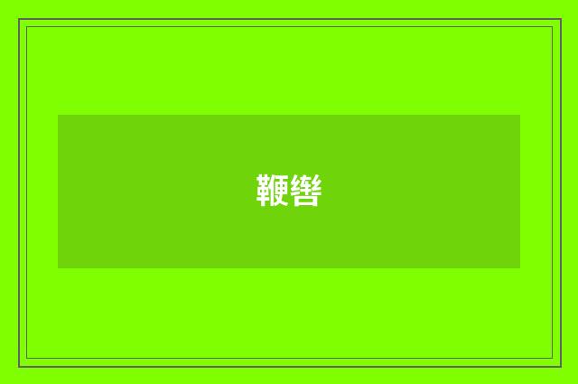 鞭辔