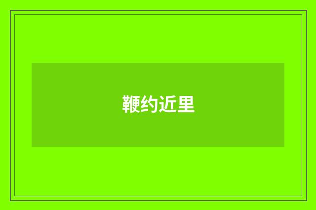 鞭约近里