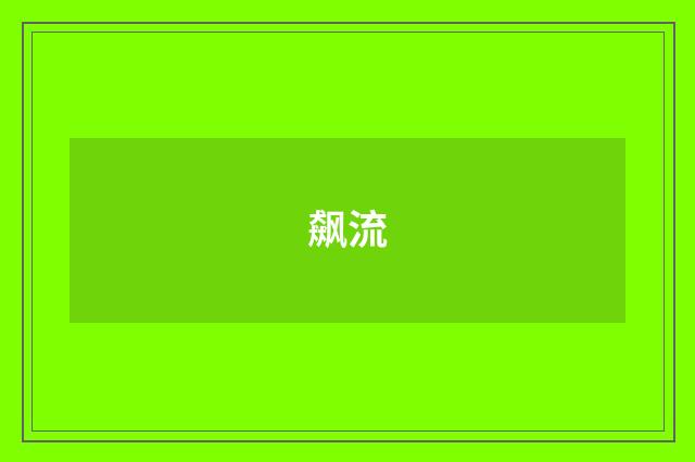 飙流