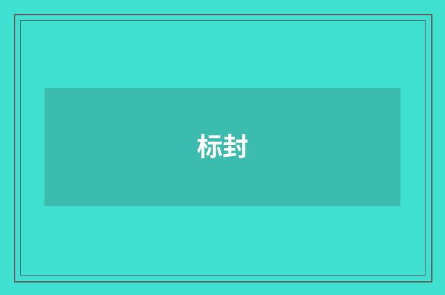 标封