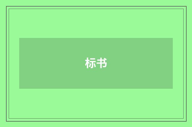 标书