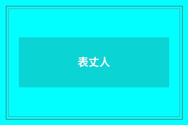 表丈人