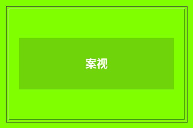 案视