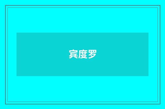 宾度罗