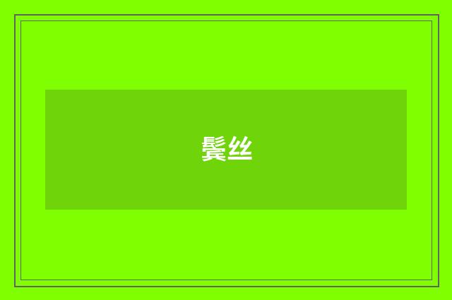 鬓丝