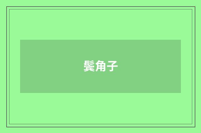 鬓角子