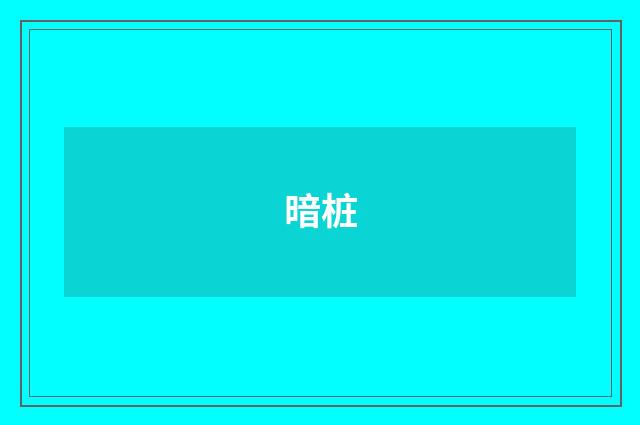 暗桩