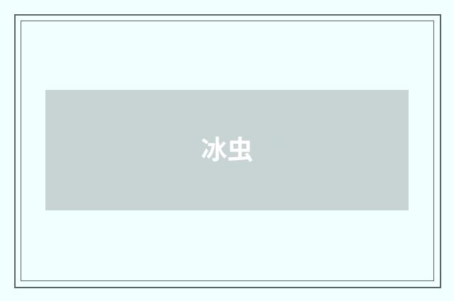 冰虫
