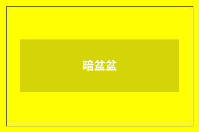 暗盆盆
