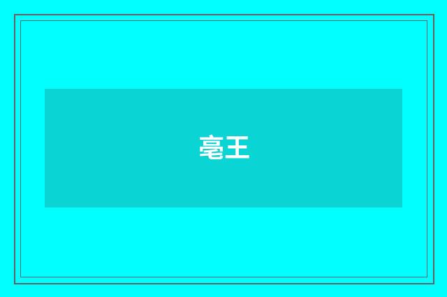 亳王