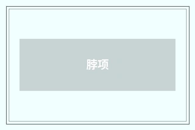 脖项
