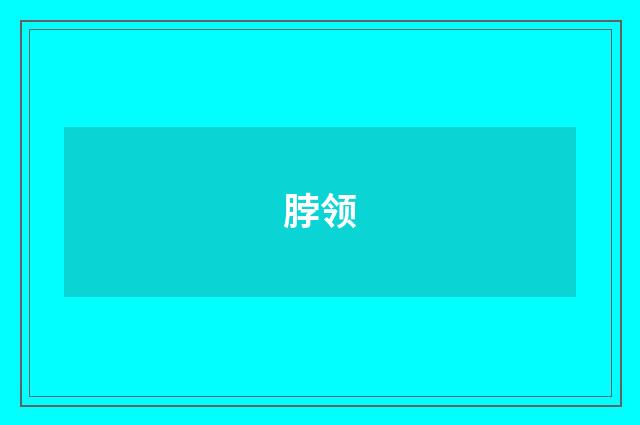 脖领