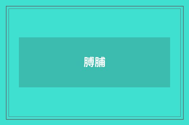 膊脯