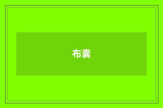布囊