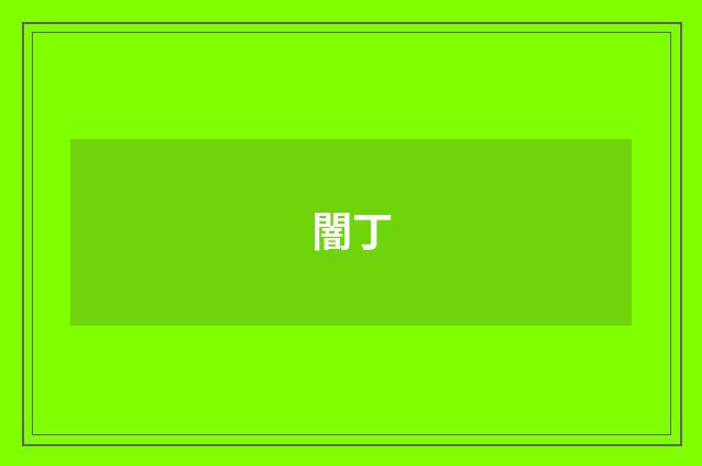 闇丁