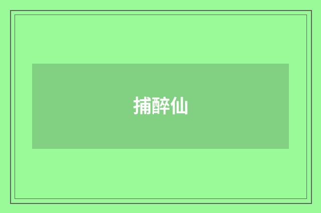 捕醉仙