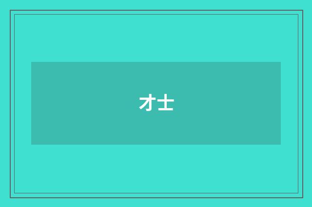 才士