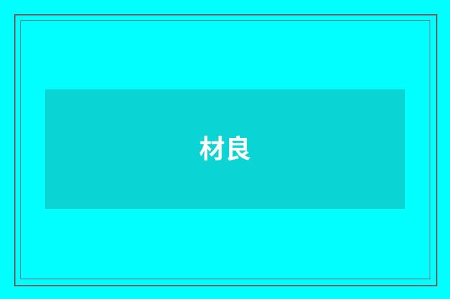 材良