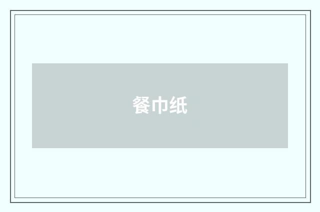 餐巾纸