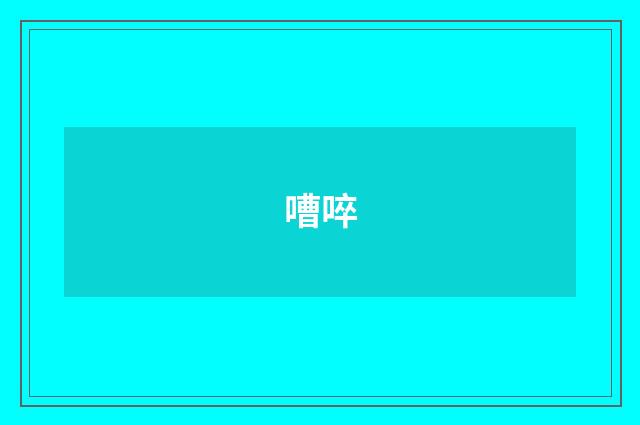 嘈啐