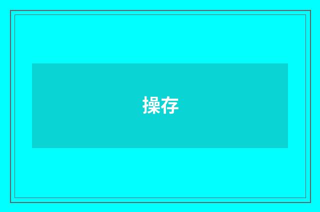 操存