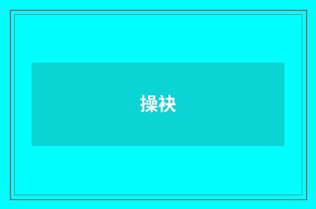 操袂