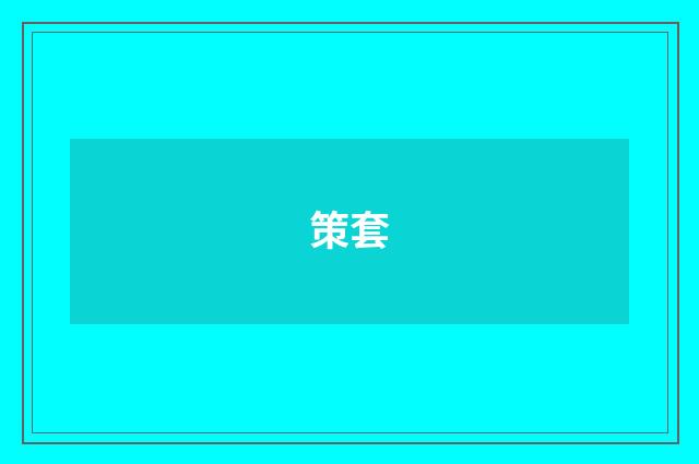 策套