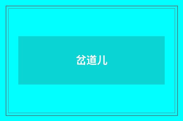 岔道儿