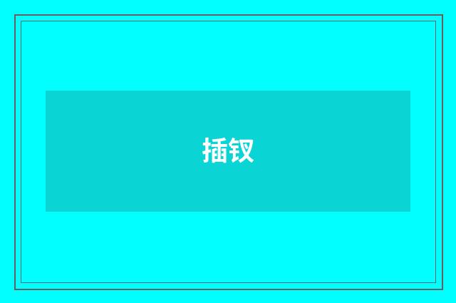 插钗
