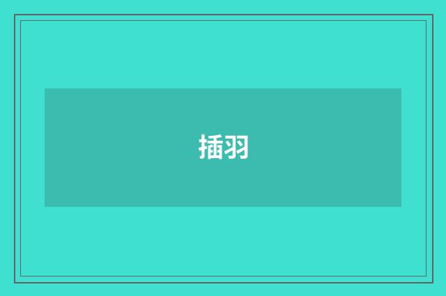 插羽