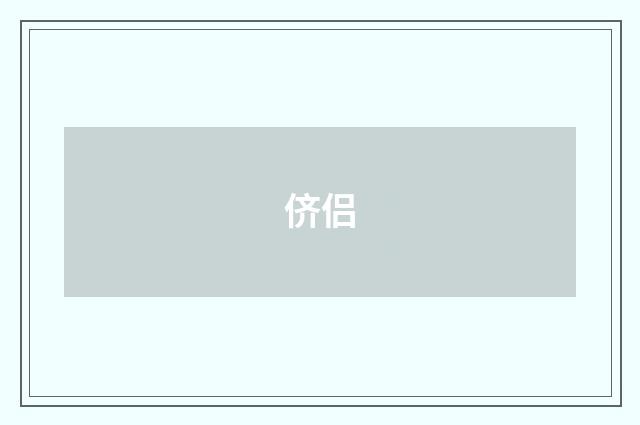 侪侣