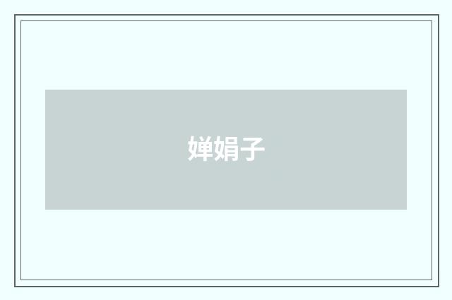 婵娟子