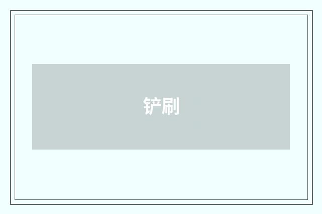 铲刷