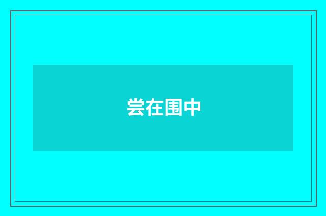 尝在围中