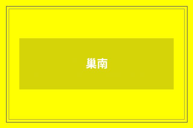 巢南
