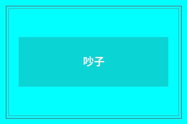 吵子