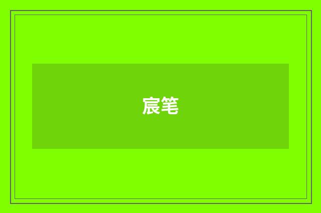 宸笔