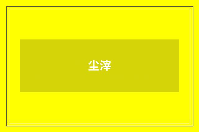 尘滓