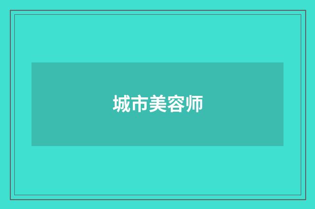 城市美容师