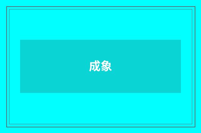 成象