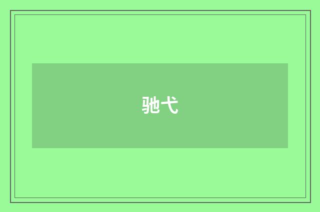 驰弋