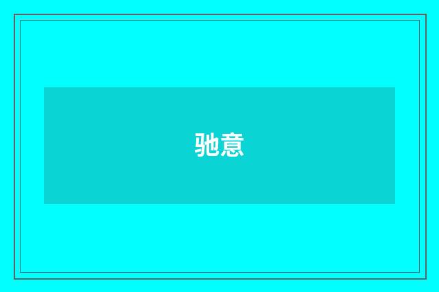 驰意